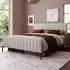 Stilvora Doppelbett 140×200cm, Leinen, grau-beige, verstellbares Kopfteil (KABKG7RWAQHVXTE)