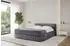 ALTDECOR ENORA-Z-V1 Polsterbett mit Bettkasten & Lattenrost 140x200, dunkelgrau (800001641013)