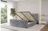ALTDECOR RENO-Z Polsterbett mit Bettkasten und Lattenrost, 140x200cm, grau (800001809344)