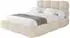 ALTDECOR NOMA Polsterbett mit Bettkasten und Lattenrost, 200x200cm, beige (800001740081)
