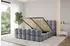 ALTDECOR LEYA-Z Polsterbett mit Bettkasten und Lattenrost, 160x200cm, grau (800001810080)
