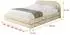 ALTDECOR LERIS-v1 Polsterbett mit Bettkasten und Lattenrost, 180x200cm, beige (800001809631)
