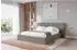 ALTDECOR TEVO Polsterbett mit Bettkasten, Lattenrost & Matratze H3/H4, 120x200cm, braun (800002004121)