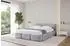ALTDECOR ELVA-v1 Polsterbett mit Bettkasten und Lattenrost, hellgrau, 200x200cm (800001812529)