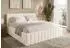 Home Collective Polsterbett mit Lattenrost, Chenille-Stoff, creme, 140x200cm