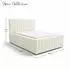 Home Collective Polsterbett mit Lattenrost, Chenille-Stoff, creme, 140x200cm