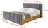 ALTDECOR ENZO4-Z Polsterbett mit Bettkasten und Lattenrost, 120x200cm, dunkelgrau (800001739921)
