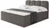 ALTDECOR Nina Boxspringbett mit Bettkasten, H3-Matratze, Topper, braun, 160x200cm (800001940702)