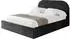 ALTDECOR Leray Polsterbett mit Bettkasten und Lattenrost, 180x200cm, schwarz (800001638334)