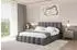 ALTDECOR SORA Polsterbett mit Bettkasten, Lattenrost & Matratze H3/H4, 180x200cm, dunkelgrau (800001636119)