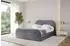 ALTDECOR LERIS-Z Polsterbett mit Bettkasten und Lattenrost, dunkelgrau, 200x200cm (800001809048)