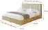 ALTDECOR ENZO4 Polsterbett mit Bettkasten und Lattenrost, beige, 140x200cm (800001740853)