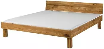Massivmoebel24 TomMe 107 Bett Wildeiche natur ge&ouml;lt 200x200cm (06-640-259-6037)