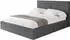 ALTDECOR Emmi Polsterbett mit Bettkasten, Lattenrost & Matratze H3/H4, 160x200cm, dunkelgrau (800001641372)