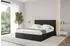 ALTDECOR Vanto Polsterbett mit Bettkasten und Lattenrost, schwarz, 140x200cm (800001642110)