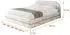 ALTDECOR LERIS-v1 Polsterbett mit Bettkasten und Lattenrost, 140x200cm, beige (800001740134)