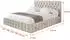 ALTDECOR LARO Polsterbett mit Bettkasten und Lattenrost 160x200cm, beige (800001810011)