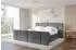 ALTDECOR Rivo-Z Polsterbett mit Bettkasten und Lattenrost, dunkelgrau, 200x200cm (800002004659)