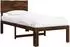 vidaXL Rostock Einzelbettgestell mit Kopfteil dunkelbraun 80x200cm (903326)