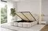 ALTDECOR Lana Polsterbett mit Bettkasten, Lattenrost & Matratze H3/H4, 140x200cm, beige (800001812830)