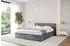ALTDECOR Emmi-V1 Polsterbett mit Bettkasten und Lattenrost, 200x200cm, dunkelgrau (800001641993)