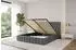 ALTDECOR LARO Polsterbett mit Bettkasten und Lattenrost 180x200cm dunkelgrau (800001810028)