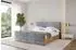 ALTDECOR ENZO8-Z Polsterbett mit Bettkasten und Lattenrost, 160x200cm, grau (800001641103)