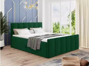 Sofnet Star Lux Boxspringbett mit 2 Bettk&auml;sten, Bonell-Matratze & Topper, 140x200cm