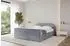 ALTDECOR TIVON-Z-V1 Polsterbett mit Bettkasten und Lattenrost, 160x200cm, grau (800001636157)