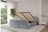 ALTDECOR TIVON-Z-V1 Polsterbett mit Bettkasten und Lattenrost, 160x200cm, grau (800001636157)