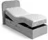 Beautysofa Romeo Boxspringbett 90x200 elektrisch verstellbar, hellgrau (Allegro Shark) (800002054981)