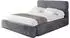ALTDECOR Enora Polsterbett mit Bettkasten & Lattenrost, 200x200cm, dunkelgrau (800001813457)