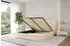 ALTDECOR RENO Polsterbett mit Bettkasten und Lattenrost, 200x200cm, beige (800001741142)
