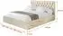 ALTDECOR RENO Polsterbett mit Bettkasten und Lattenrost, 200x200cm, beige (800001741142)