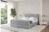ALTDECOR AMEA-Z Polsterbett mit Bettkasten und Lattenrost, hellgrau, 160x200cm (800001810905)