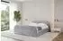 ALTDECOR LERIS-Z Polsterbett mit Bettkasten und Lattenrost, hellgrau, 200x200cm (800001813765)