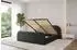 ALTDECOR LERIS-Z-v1 Polsterbett mit Bettkasten und Lattenrost, schwarz, 160x200cm (800001813741)