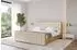 ALTDECOR Enzo4-Z Polsterbett mit Bettkasten und Lattenrost, beige, 200x200cm (800001740043)