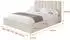 ALTDECOR Stera Polsterbett mit Bettkasten und Lattenrost, 200x200cm, beige (800001636760)