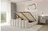 ALTDECOR SORA-Z Polsterbett mit Bettkasten und Lattenrost, 180x200cm, beige (800001640034)