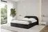 ALTDECOR TIVON-V1 Polsterbett mit Bettkasten und Lattenrost, 200x200cm, schwarz (800001740851)