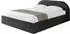 ALTDECOR TIVON-V1 Polsterbett mit Bettkasten und Lattenrost, 200x200cm, schwarz (800001740851)