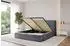 ALTDECOR Enora Polsterbett mit Bettkasten & Lattenrost, 160x200cm, dunkelgrau (800001813461)