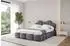 ALTDECOR Lana Polsterbett mit Bettkasten und Lattenrost, 180x200cm, dunkelgrau (800001740288)