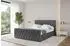 ALTDECOR Reno-Z Polsterbett mit Bettkasten & Lattenrost, 200x200cm, dunkelgrau (800001812147)
