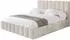 ALTDECOR FINO Polsterbett mit Bettkasten und Lattenrost, beige, 140x200cm