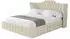 ALTDECOR MODY Polsterbett mit Bettkasten und Lattenrost, 200x200cm, beige (800001642279)