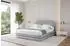 ALTDECOR LERIS Polsterbett mit Bettkasten und Lattenrost, 160x200cm, hellgrau (800001740812)