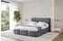 ALTDECOR ELVA Polsterbett mit Bettkasten und Lattenrost, 120x200cm, dunkelgrau (800001809641)