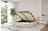 ALTDECOR ELVA-v1 Polsterbett mit Bettkasten und Lattenrost, 160x200cm, beige (800001812473)